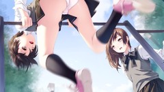 Woman ass Anime skirts lingerie seifuku bikini