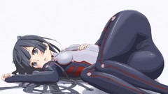 Woman ass Anime white background anime girls guilty crown black 