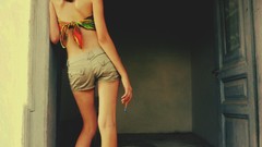 Woman ass back brunettes models