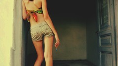 Woman ass back brunettes models