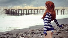 Woman ass Beaches asuka langley soryu neon genesis evangelion 