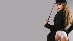 Woman ass blondes panties