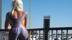 Woman ass blondes Race Queens