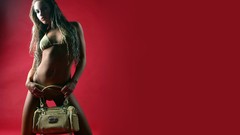 Woman ass bra bikini boobs