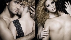 Woman ass bra panties boobs