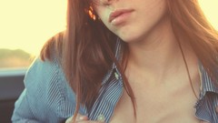 Woman ass brunettes boobs topless Elizabeth Marx