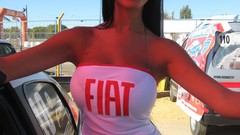 Woman ass cars Fiat models promotional yoga pants pitgirls