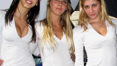 Woman ass cars models promotional yoga pants pitgirls