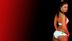 Woman ass Celebrity bikini Kari Sweets