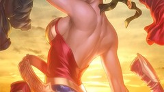 Woman ass Characters Wonder Woman comics artwork boobs huge 