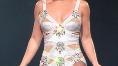 Woman ass concert stomach Britney Spears legs blondes singers 