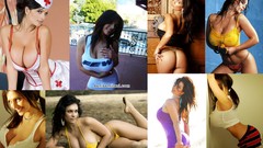 Woman ass denise milani boobs