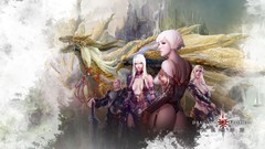 Woman ass Dragons white hair short hair cleavage artwork video 