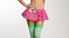 Woman ass Halloween legs blondes cleavage boobs