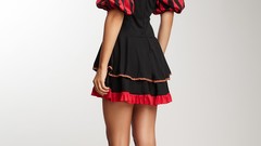 Woman ass Halloween legs blondes cleavage boobs