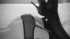 Woman ass high heels