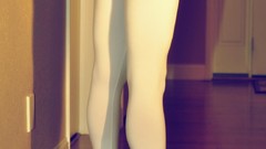 Woman ass high heels yoga pants ash lush