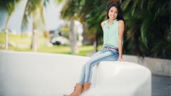 Woman ass legs lingerie boobs