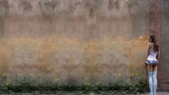 Woman ass legs upskirt