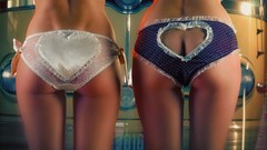 Woman ass lingerie models underwear