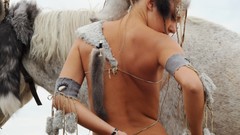 Woman ass models Horses