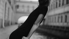 Woman ass monochrome