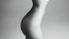 Woman ass monochrome Simple Background