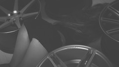 Woman ass monochrome vossen rims