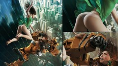 Woman ass panties artwork fantasy art mecha