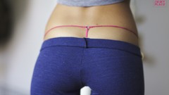 Woman ass panties thong g-string Me In My Place magazine