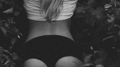 Woman ass Russian pants outdoors lingerie AEON12 Nikita Kalinin