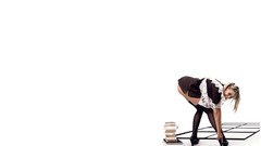 Woman ass schoolgirls legs stockings blondes maids school 