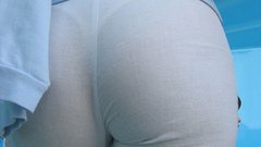 Woman ass see-through