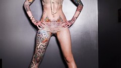 Woman ass tattoos models nude