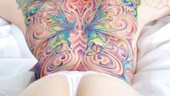 Woman ass tattoos models redheads