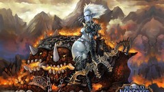 Woman ass white hair chains world of warcraft artwork blizzard 