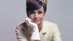 Woman Audrey Hepburn brunettes