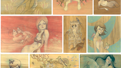 Woman Audrey Kawasaki artwork