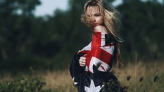 Woman Australia Flags Nirrimi Hakanson