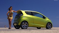 Woman automobile models