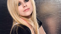 Woman Avril Lavigne blondes