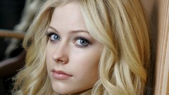 Woman Avril Lavigne blondes