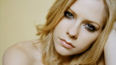 Woman Avril Lavigne blondes