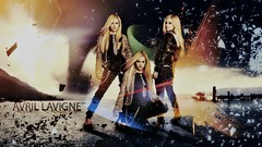 Woman Avril Lavigne blondes