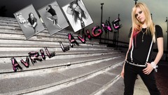 Woman Avril Lavigne blondes blue eyes singers