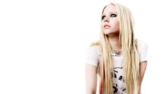 Woman Avril Lavigne blondes singers musicians