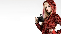 Woman Avril Lavigne Cameras