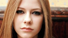 Woman Avril Lavigne faces