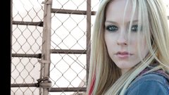 Woman Avril Lavigne green