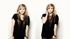 Woman Avril Lavigne models